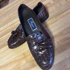 Bragano (Cole Hahn) men’s brown woven tassel loafer size 91/2 N. Almost new